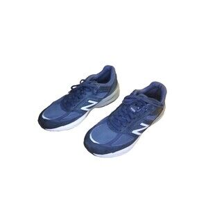 New Balance 990v5 Men's Size 9 Navy Blue Suede Running Shoes Sneakers M990NV5
